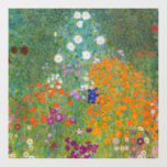 Gustav Klimt - Flower Garden Window Cling<br><div class="desc">Flower Garden - Gustav Klimt in 1905-1907</div>