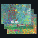 Gustav Klimt, Flowers and Blossoms Wrapping Paper Sheets<br><div class="desc">Gustav Klimt (July 14, 1862 – February 6, 1918) was an Austrian symbolist painter and one of the most prominent members of the Vienna Secession movement. Klimt is noted for his paintings, murals, sketches, and other objets d'art. In addition to his figurative works, which include allegories and portraits, he painted...</div>