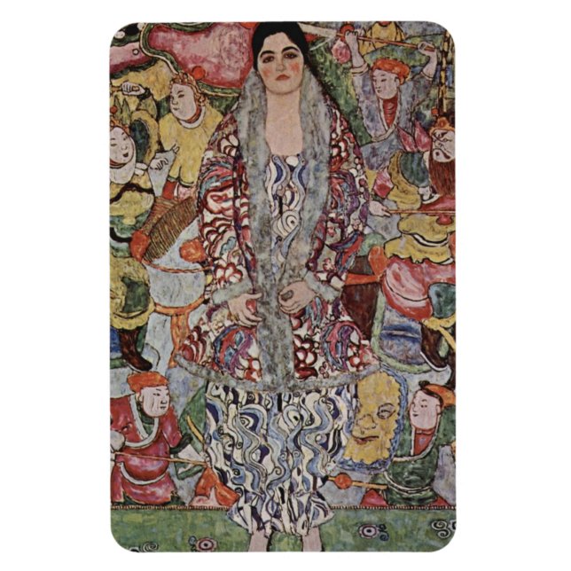 Gustav Klimt Fredericke Maria Beer Magnet (Vertical)