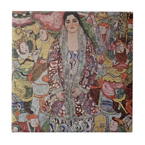 Gustav Klimt Fredericke Maria Beer Tile