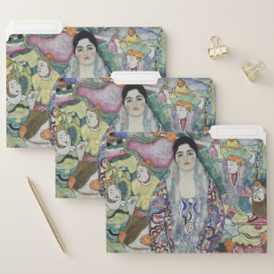 Gustav Klimt Friederike Maria Beer Portrait Art File Folder