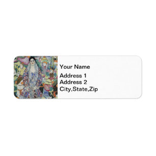 Gustav Klimt Friederike Maria Beer Portrait Art Label