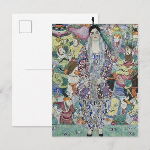 Gustav Klimt Friederike Maria Beer Portrait Art Postcard