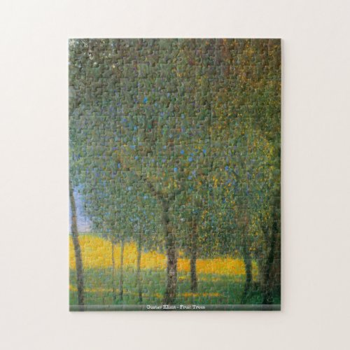 Gustav Klimt _ Fruit Trees puzzle