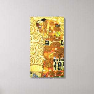 Gustav Klimt Fulfillment Canvas Poster Print