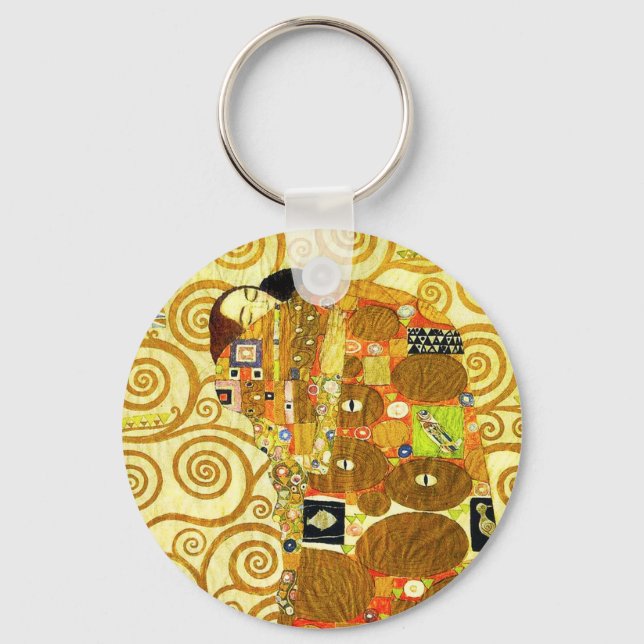 Gustav Klimt Fulfillment Key Chain (Front)