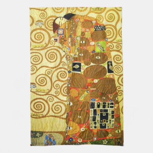 Gustav Klimt Fulfillment Kitchen Towel