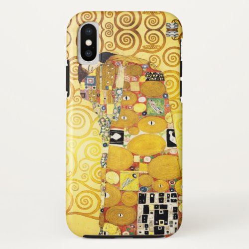Gustav Klimt Fulfillment Lovers Fine Art iPhone XS Case