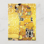 Gustav Klimt Fulfillment Lovers Fine Art Postcard<br><div class="desc">Gustav Klimt Fulfillment Lovers Fine Art Postcard</div>