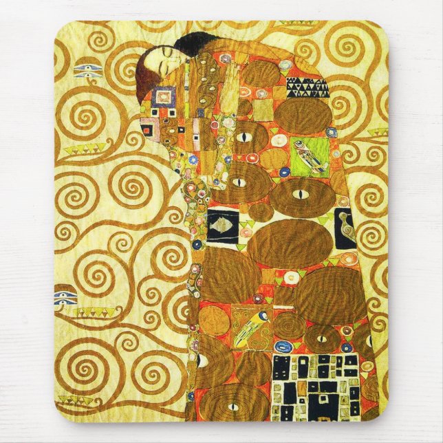 Gustav Klimt Fulfillment Mouse Pad (Front)