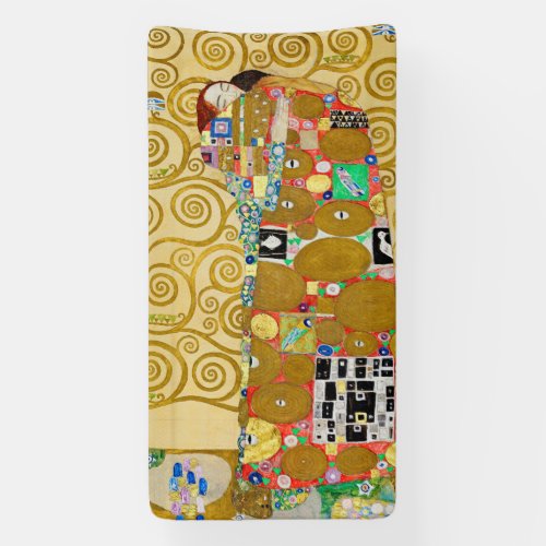 Gustav Klimt Fulfillment Nouveau Couple Banner
