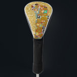 Gustav Klimt Fulfillment Nouveau Couple Golf Head Cover<br><div class="desc">Gustav Klimt,  Fulfillment 1910-1911 Art Nouveau Couple with Klimt's signature swirling design and beautiful gold painting.</div>
