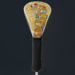 Gustav Klimt Fulfillment Nouveau Couple Golf Head Cover<br><div class="desc">Gustav Klimt,  Fulfillment 1910-1911 Art Nouveau Couple with Klimt's signature swirling design and beautiful gold painting.</div>