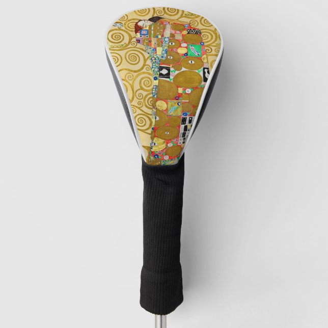 Gustav Klimt Fulfillment Nouveau Couple Golf Head Cover (Front)