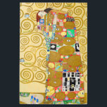 Gustav Klimt Fulfillment Nouveau Couple Metal Print<br><div class="desc">Gustav Klimt,  Fulfillment 1910-1911 Art Nouveau Couple with Klimt's signature swirling design and beautiful gold painting.</div>