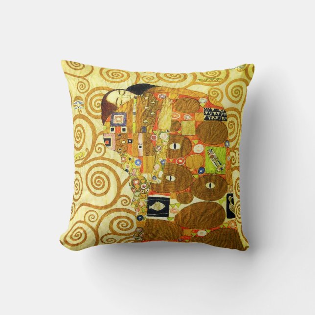 Gustav Klimt Fulfillment Pillow (Front)