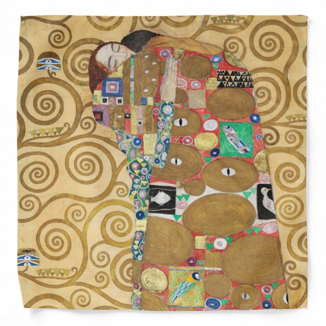 Gustav Klimt - Fulfillment, Stoclet Frieze Bandana (Front)