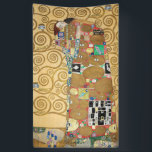 Gustav Klimt - Fulfillment, Stoclet Frieze Banner<br><div class="desc">The Tree of Life,  Stoclet Frieze,  Fulfillment Lovers - Gustav Klimt,  Cardboard,  1909</div>