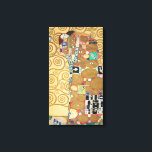 Gustav Klimt - Fulfillment, Stoclet Frieze Canvas Print<br><div class="desc">The Tree of Life,  Stoclet Frieze,  Fulfillment Lovers - Gustav Klimt,  Cardboard,  1909</div>