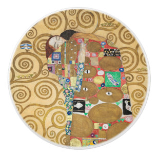Gustav Klimt - Fulfillment, Stoclet Frieze Ceramic Knob