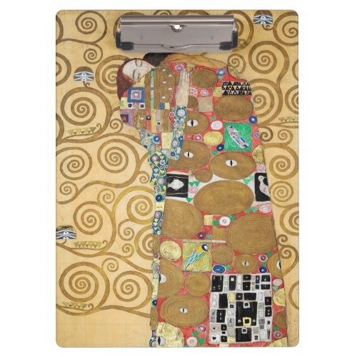 Gustav Klimt _ Fulfillment Stoclet Frieze Clipboard