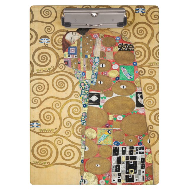Gustav Klimt - Fulfillment, Stoclet Frieze Clipboard (Front)
