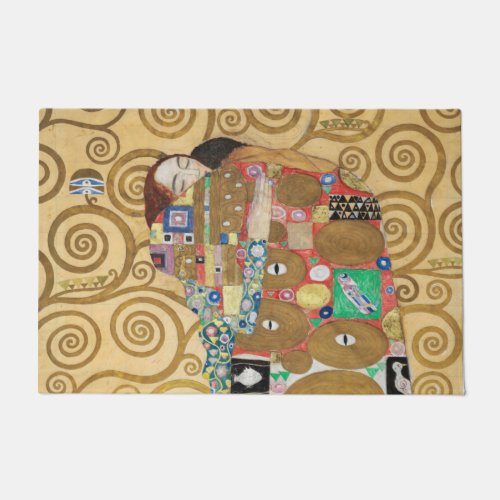 Gustav Klimt _ Fulfillment Stoclet Frieze Doormat