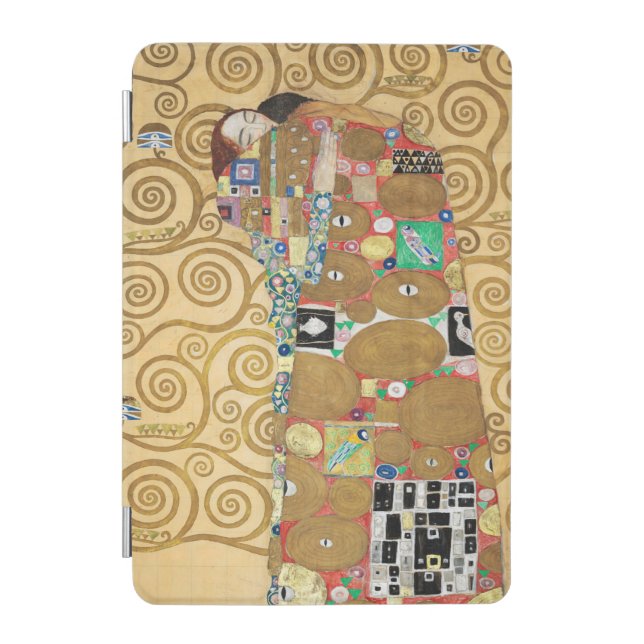 Gustav Klimt - Fulfillment, Stoclet Frieze iPad Mini Cover (Front)