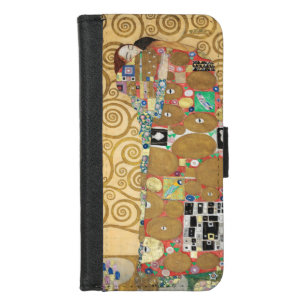 Gustav Klimt - Fulfillment, Stoclet Frieze iPhone 8/7 Wallet Case
