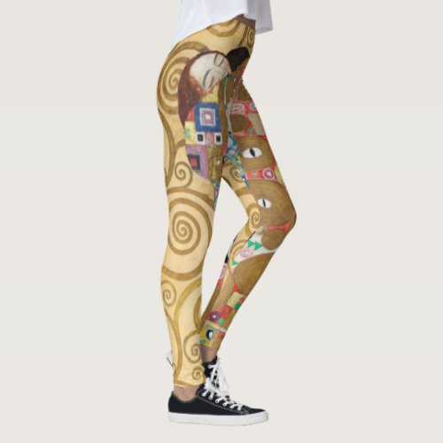 Gustav Klimt _ Fulfillment Stoclet Frieze Leggings