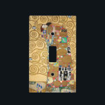 Gustav Klimt - Fulfillment, Stoclet Frieze Light Switch Cover<br><div class="desc">The Tree of Life,  Stoclet Frieze,  Fulfillment Lovers - Gustav Klimt,  Cardboard,  1909</div>