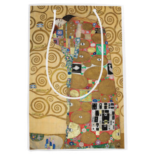 Gustav Klimt - Fulfillment, Stoclet Frieze Medium Gift Bag