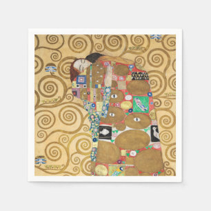 Gustav Klimt - Fulfillment, Stoclet Frieze Napkins