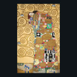 Gustav Klimt - Fulfillment, Stoclet Frieze Poster<br><div class="desc">The Tree of Life,  Stoclet Frieze,  Fulfillment Lovers - Gustav Klimt,  Cardboard,  1909</div>