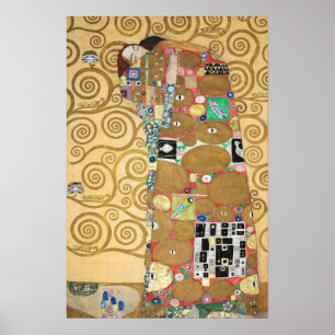 Gustav Klimt - Fulfillment, Stoclet Frieze Poster
