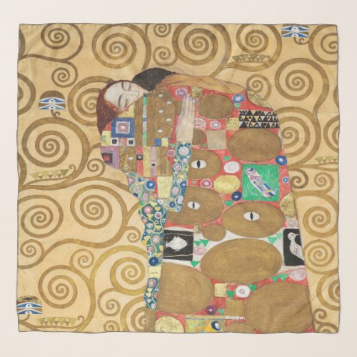 Gustav Klimt _ Fulfillment Stoclet Frieze Scarf
