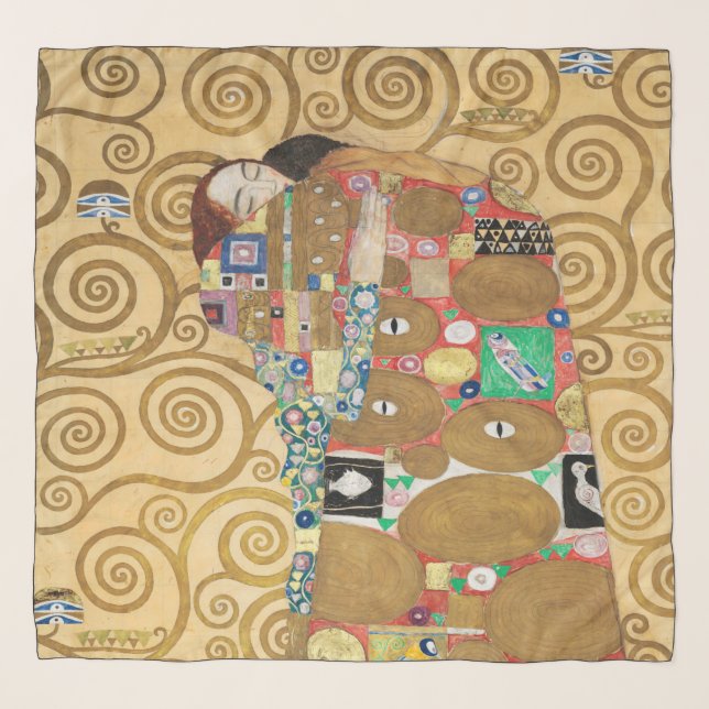 Gustav Klimt - Fulfillment, Stoclet Frieze Scarf (Front)