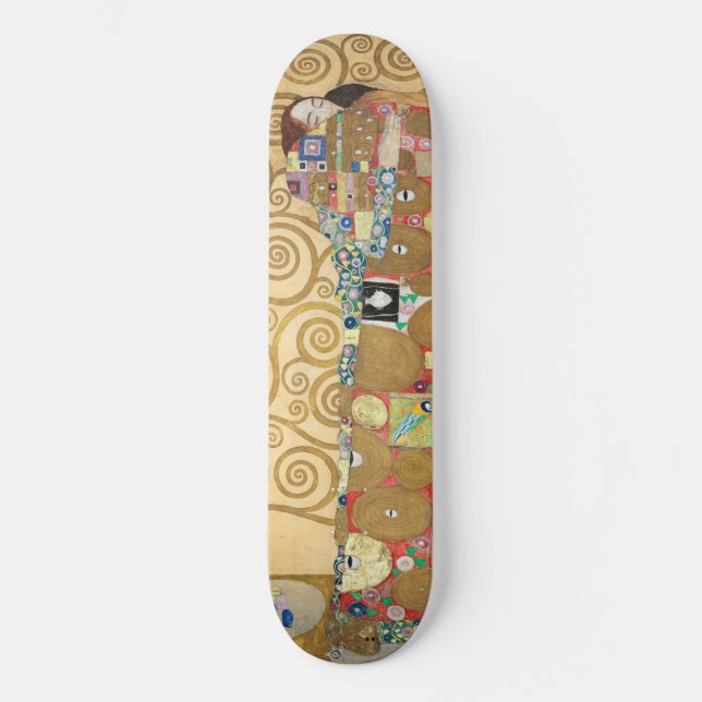 Gustav Klimt - Fulfillment, Stoclet Frieze Skateboard (Front)