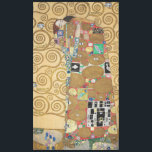 Gustav Klimt - Fulfillment, Stoclet Frieze Tablecloth<br><div class="desc">The Tree of Life,  Stoclet Frieze,  Fulfillment Lovers - Gustav Klimt,  Cardboard,  1909</div>