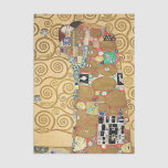 Gustav Klimt - Fulfillment, Stoclet Frieze Tissue Paper<br><div class="desc">The Tree of Life,  Stoclet Frieze,  Fulfillment Lovers - Gustav Klimt,  Cardboard,  1909</div>
