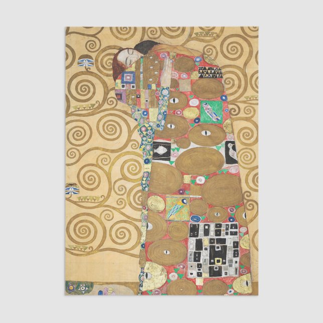 Gustav Klimt - Fulfillment, Stoclet Frieze Tissue Paper (Creator Uploaded)