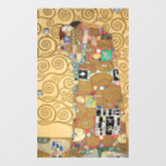 Gustav Klimt - Fulfillment, Stoclet Frieze Window Cling<br><div class="desc">The Tree of Life,  Stoclet Frieze,  Fulfillment Lovers - Gustav Klimt,  Cardboard,  1909</div>