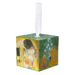 Gustav Klimt - Garden Masterpieces Selection Cube Ornament