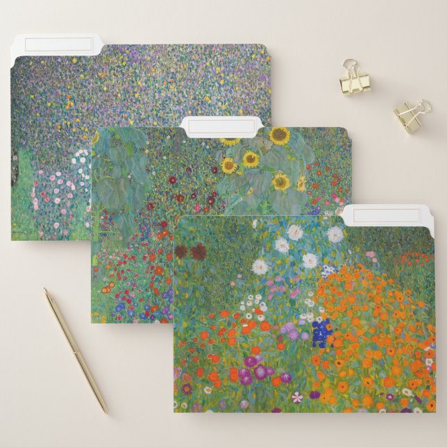 Gustav Klimt - Garden Masterpieces Selection File Folder (Set)