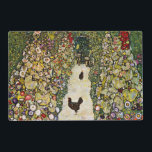 Gustav Klimt - Garden Path with Chickens Placemat<br><div class="desc">Garden Path with Chickens - Gustav Klimt,  Oil on Canvas,  1916</div>
