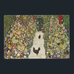 Gustav Klimt - Garden Path with Chickens Placemat<br><div class="desc">Garden Path with Chickens - Gustav Klimt,  Oil on Canvas,  1916</div>