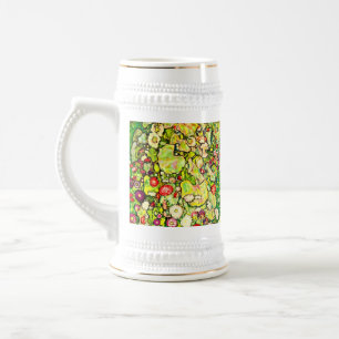 Gustav Klimt Garden with Chickens Beer Stein