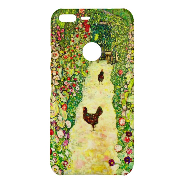 Gustav Klimt Garden with Chickens Uncommon Google Pixel XL Case (Back)