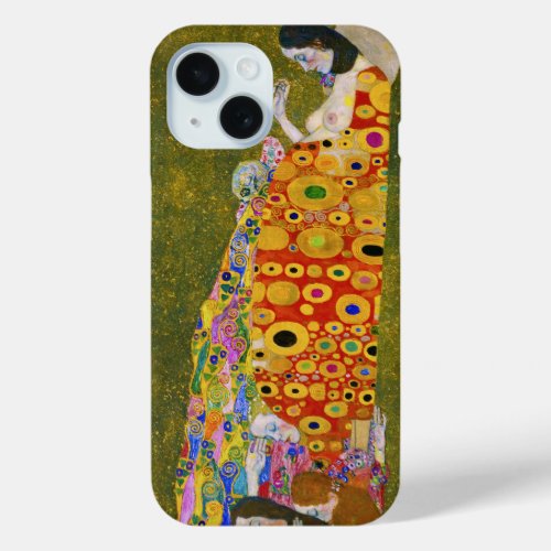 Gustav Klimt _ Hope II iPhone 15 Case