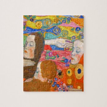 Gustav Klimt  Hope Ii Jigsaw Puzzle by The_Masters at Zazzle